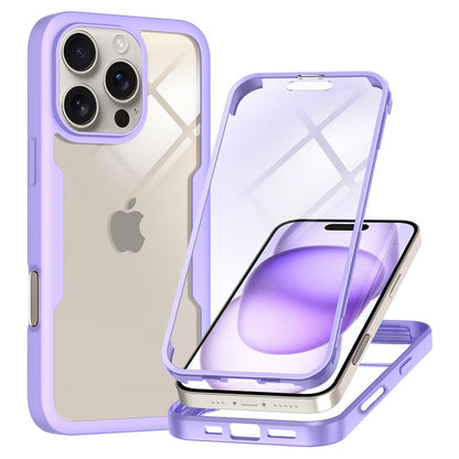 Case for Apple iPhone 16 Pro, Techsuit, ColorVerse 360, Purple