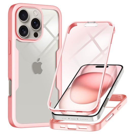Puzdro pre Apple iPhone 16 Pro, Techsuit, ColorVerse 360, Ružové