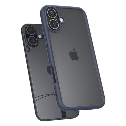 Puzdro pre Apple iPhone 16, Spigen, Ultra Hybrid, Tmavomodré