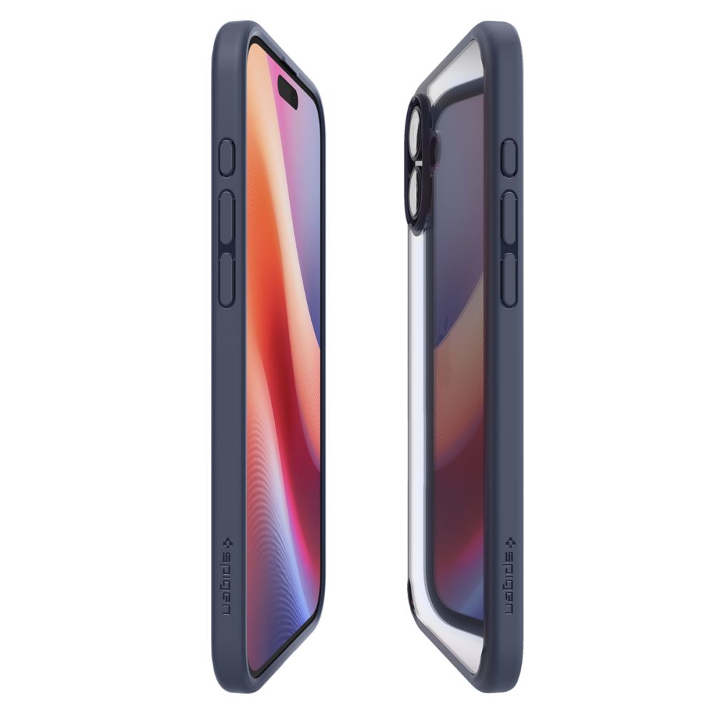 Puzdro pre Apple iPhone 16, Spigen, Ultra Hybrid, Tmavomodré