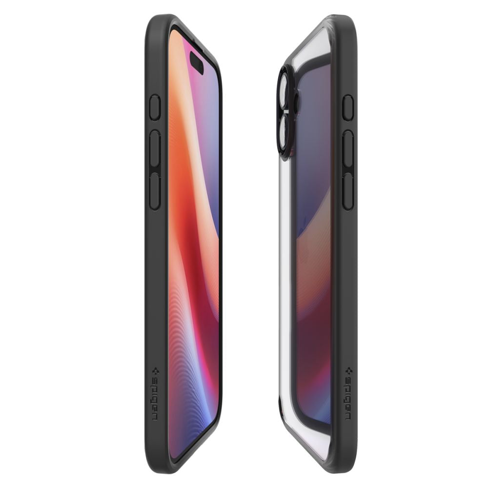 Puzdro pre Apple iPhone 16, Spigen, Ultra Hybrid, Matná čierna ACS08201
