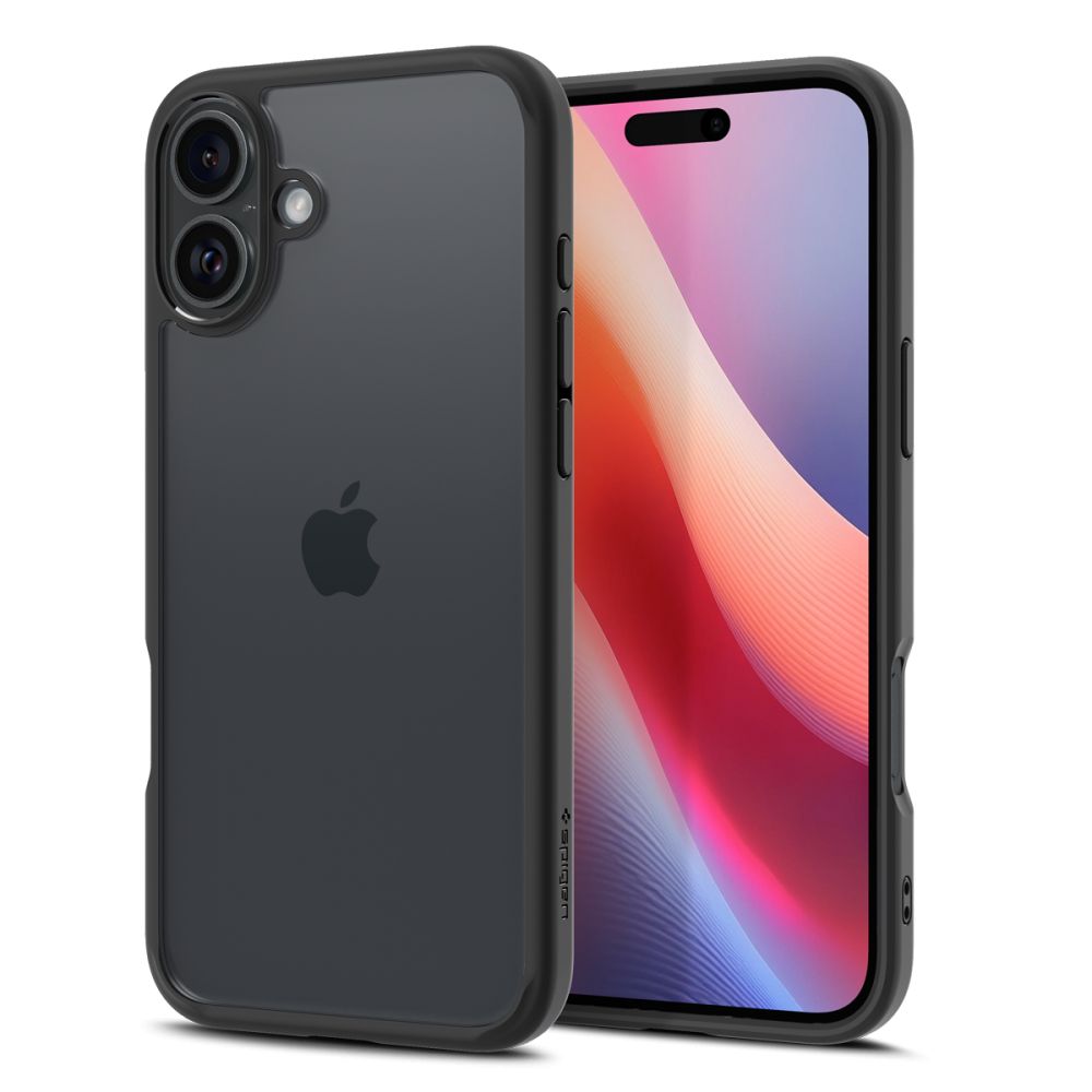 Puzdro pre Apple iPhone 16, Spigen, Ultra Hybrid, Matná čierna ACS08201
