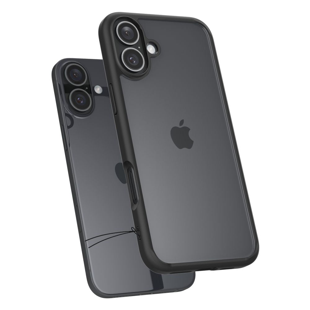Puzdro pre Apple iPhone 16, Spigen, Ultra Hybrid, Matná čierna ACS08201