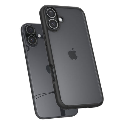 Puzdro pre Apple iPhone 16, Spigen, Ultra Hybrid, Matná čierna ACS08201