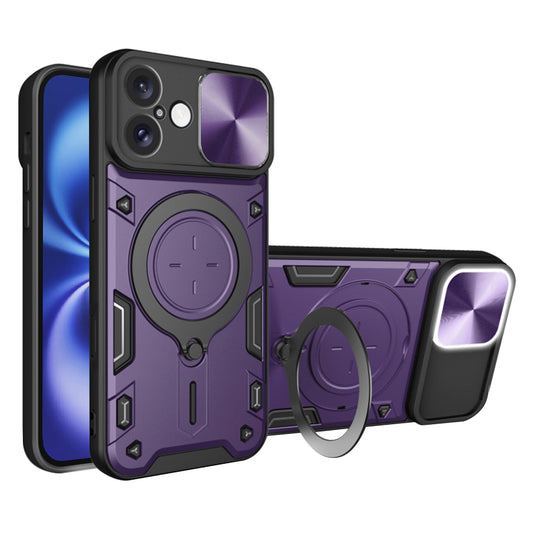 Puzdro pre Apple iPhone 16, Techsuit, CamGuard Pro, fialové