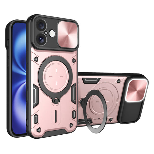 Puzdro pre Apple iPhone 16, Techsuit, CamGuard Pro, Ružovo zlaté