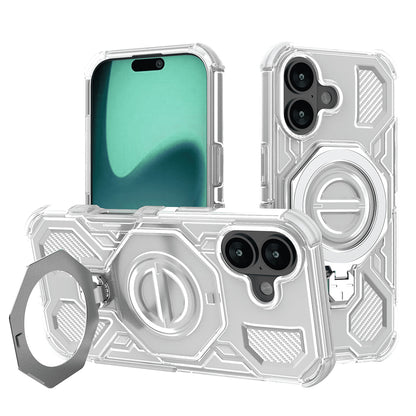 Puzdro pre Apple iPhone 16, Techsuit, Carbon Shield Pro, Biele