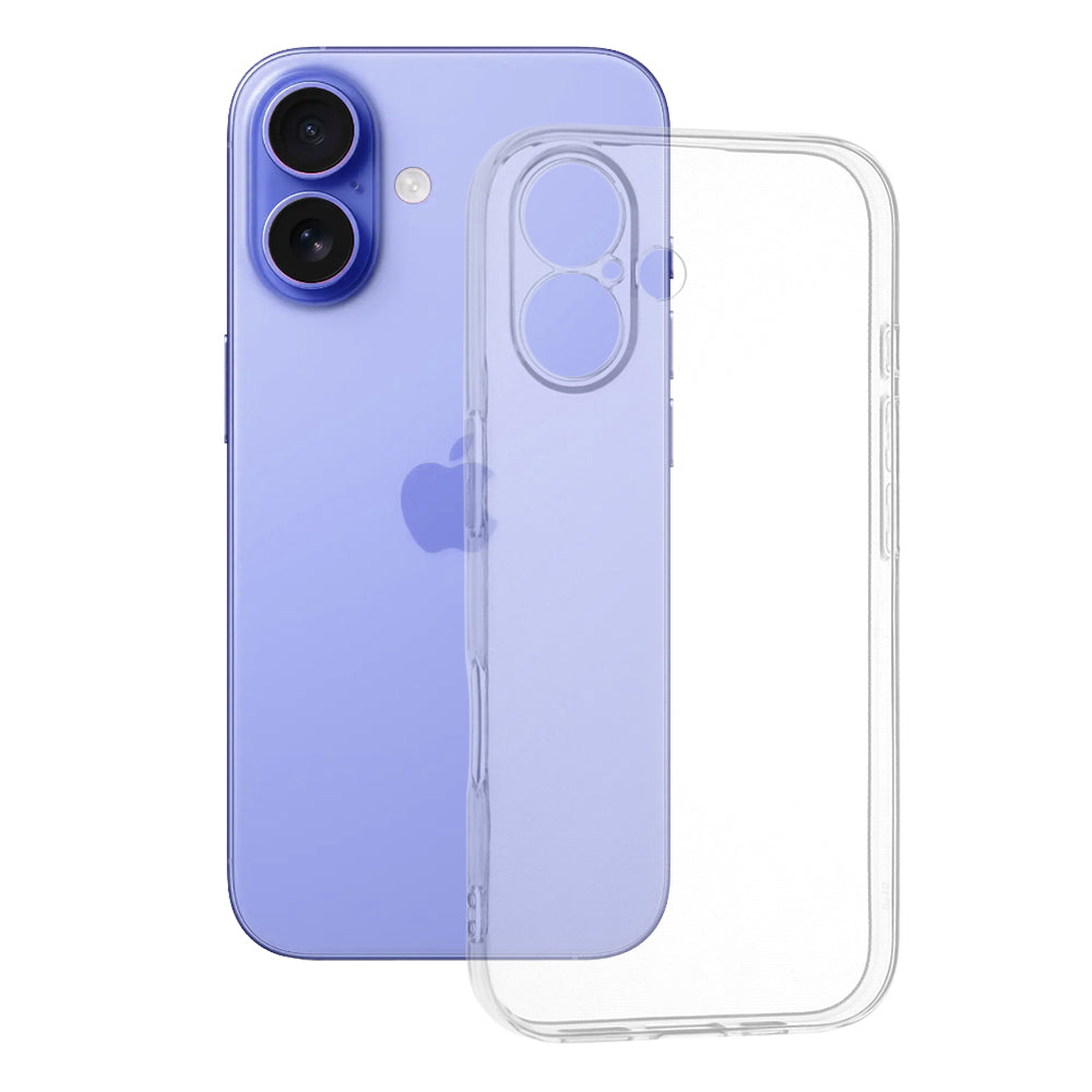 Obal na Apple iPhone 16, Techsuit, Priehľadný, Transparentný