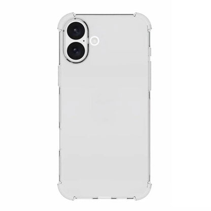 Obal na Apple iPhone 16, Techsuit, odolný proti nárazom, priehľadný (veľký otvor na objektív), priehľadný
