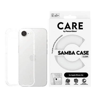 Puzdro pre Apple iPhone 16e, PanzerGlass, Care Fashionable, Transparentné