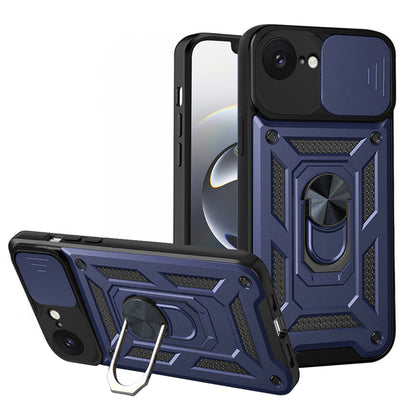 Puzdro pre Apple iPhone 17e / 16e, Techsuit, CamShield, Modrá