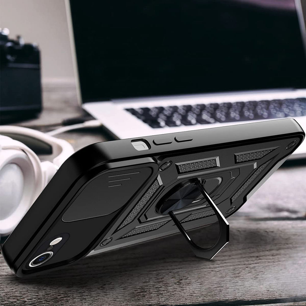 Case for Apple iPhone 17e / 16e, Techsuit, CamShield, Black
