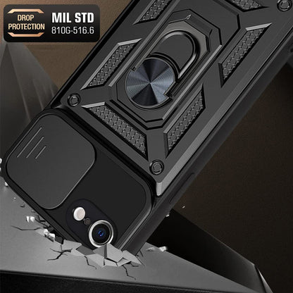 Case for Apple iPhone 17e / 16e, Techsuit, CamShield, Black