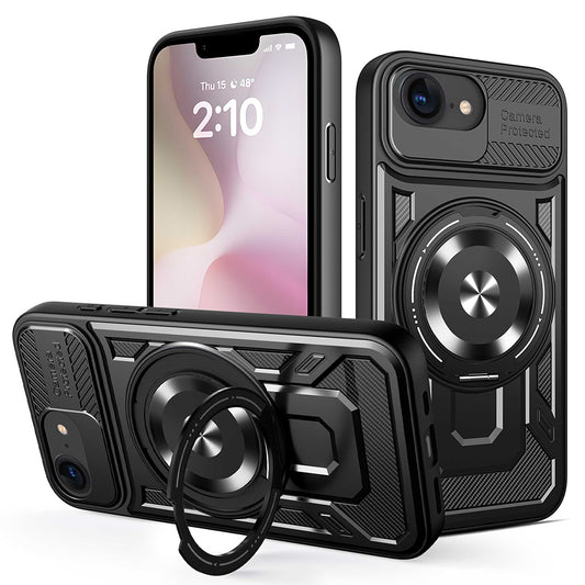 Puzdro pre Apple iPhone 17e / 16e, Techsuit, RuggedCam, Čierne
