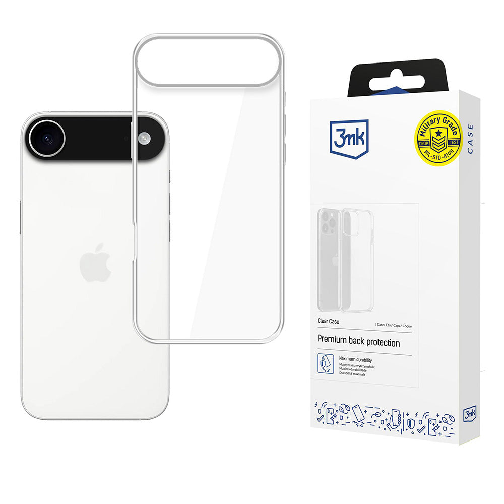 Puzdro pre Apple iPhone 17 Air, 3MK, Clear, Transparent