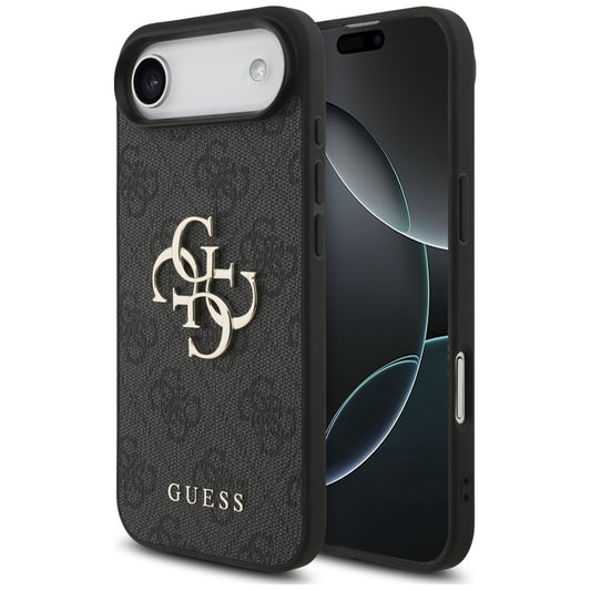 Puzdro pre Apple iPhone 17 Air, Guess, 4G Big Logo, Čierne
