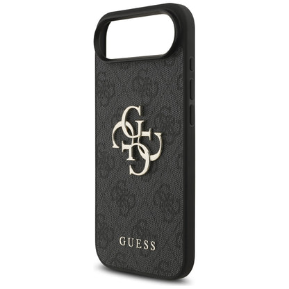 Puzdro pre Apple iPhone 17 Air, Guess, 4G Classic Logo with Strap, Čierne