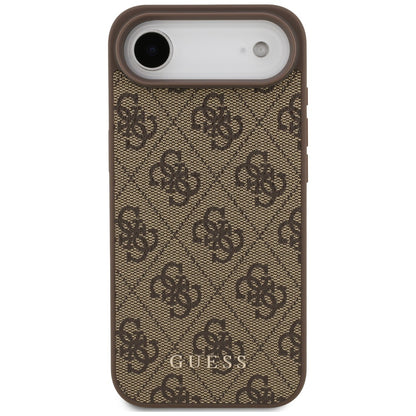 Puzdro pre Apple iPhone 17 Air, Guess, 4G Classic, Hnedá