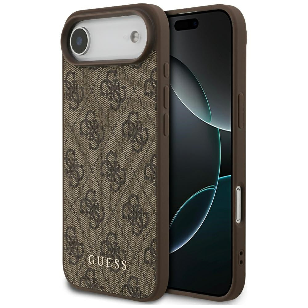 Puzdro pre Apple iPhone 17 Air, Guess, 4G Classic, Hnedá