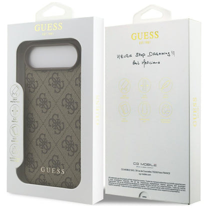 Puzdro pre Apple iPhone 17 Air, Guess, 4G Classic, Hnedá