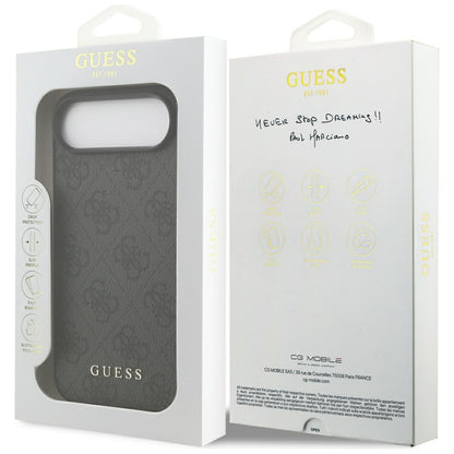Puzdro pre Apple iPhone 17 Air, Guess, 4G Classic, Čierne