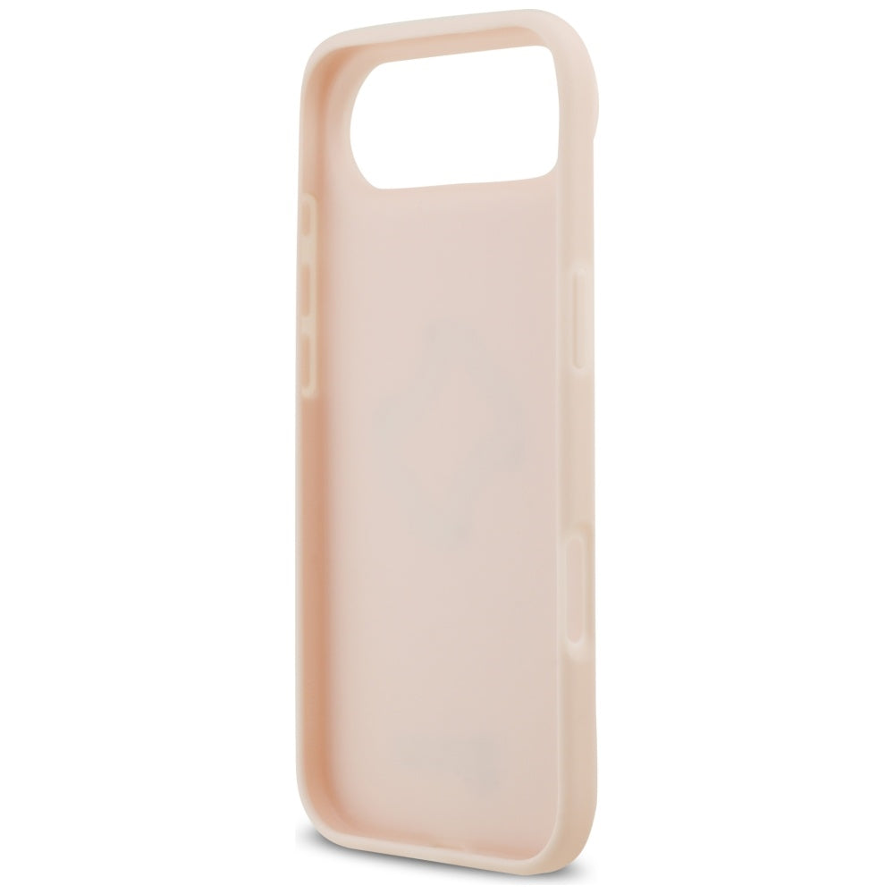 Puzdro pre Apple iPhone 17 Air, Guess, 4G Grained Big and Classic Logo, Ružové.