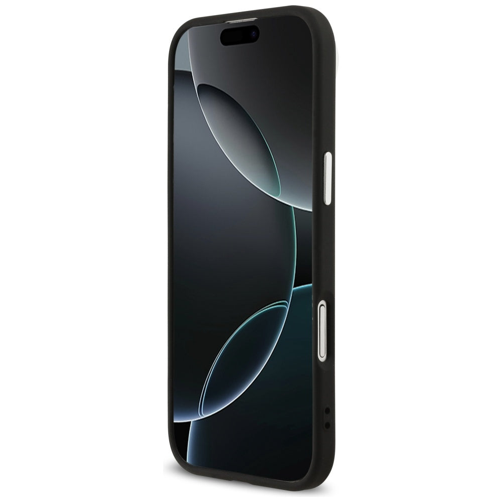 Puzdro pre Apple iPhone 17 Air, Guess, Big 4G Logo Classic, Čierno Strieborné