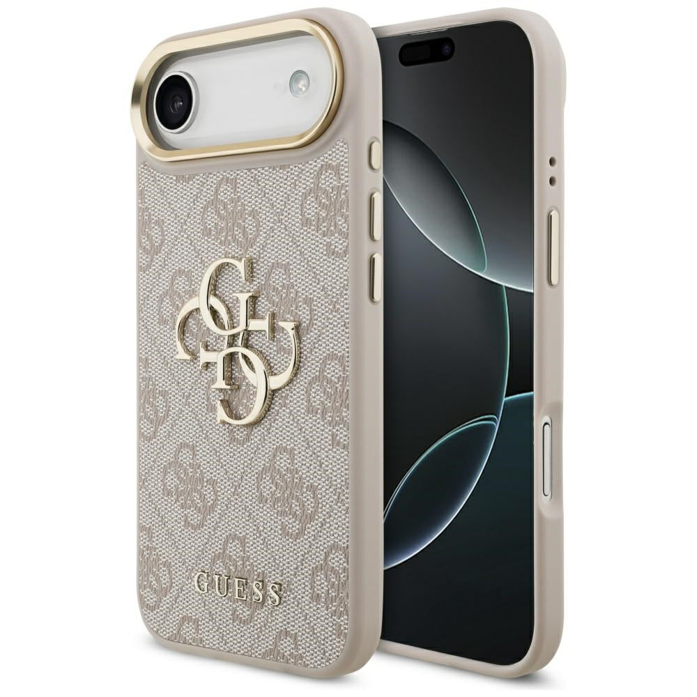Puzdro pre Apple iPhone 17 Air, Guess, Big 4G Logo Classic, Ružovo Zlaté
