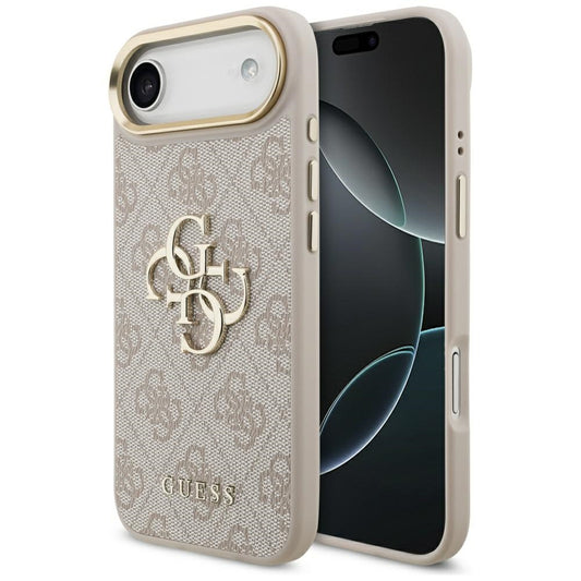 Puzdro pre Apple iPhone 17 Air, Guess, Big 4G Logo Classic, Ružovo Zlaté
