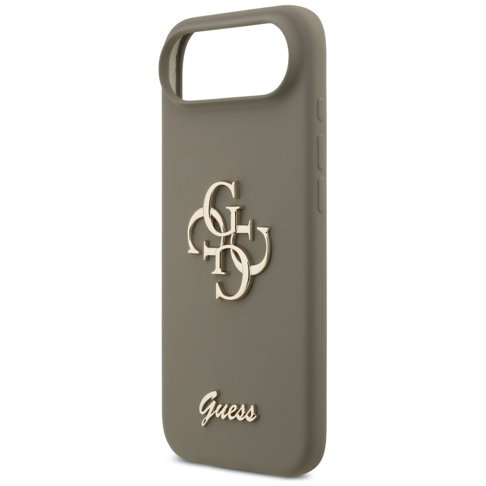 Puzdro pre Apple iPhone 17 Air, Guess, Big 4G Script, Hnedé