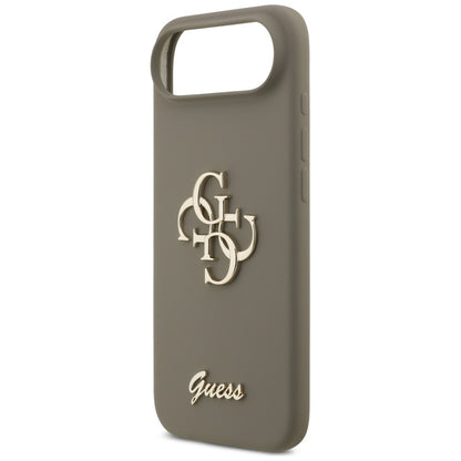 Puzdro pre Apple iPhone 17 Air, Guess, Big 4G Script, Hnedé