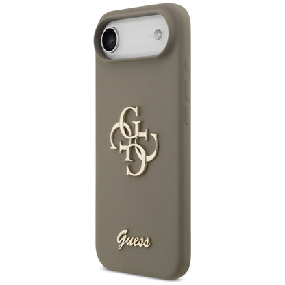 Puzdro pre Apple iPhone 17 Air, Guess, Big 4G Script, Hnedé