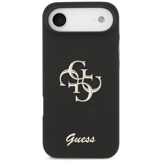 Puzdro pre Apple iPhone 17 Air, Guess, Big 4G Script, Čierne