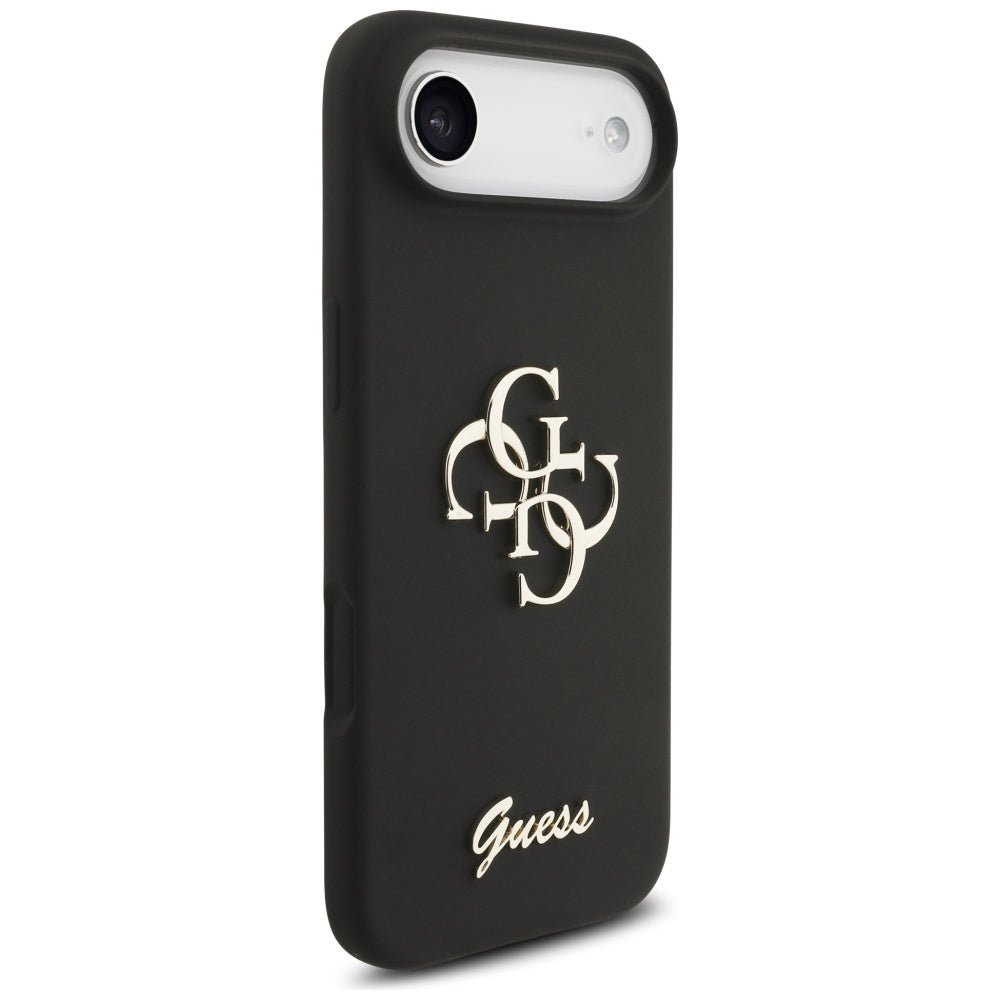Puzdro pre Apple iPhone 17 Air, Guess, Big 4G Script, Čierne