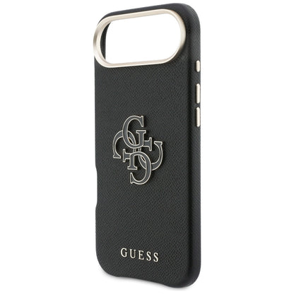 Puzdro pre Apple iPhone 17 Air, Guess, Resin Logo, Čierne