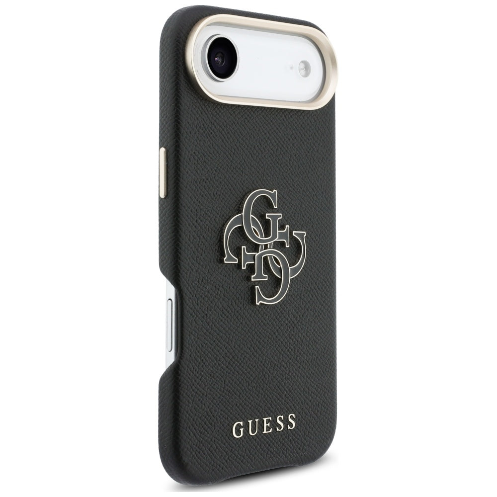 Puzdro pre Apple iPhone 17 Air, Guess, Resin Logo, Čierne