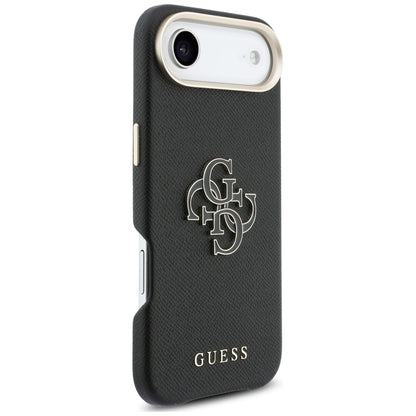 Puzdro pre Apple iPhone 17 Air, Guess, Resin Logo, Čierne