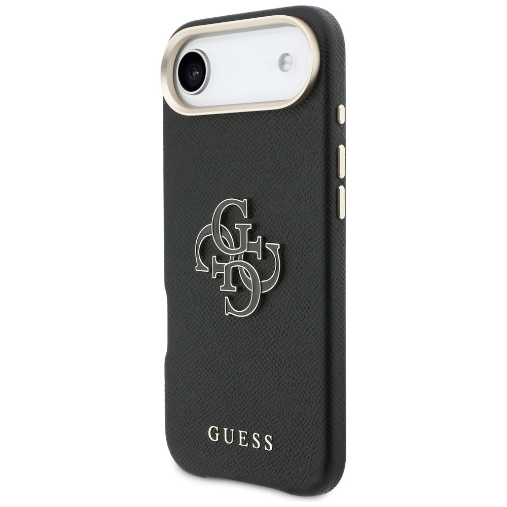 Puzdro pre Apple iPhone 17 Air, Guess, Resin Logo, Čierne
