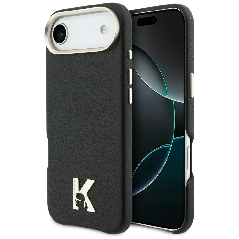 Puzdro pre Apple iPhone 17 Air, Karl Lagerfeld, Karl Head Logo, Čierne