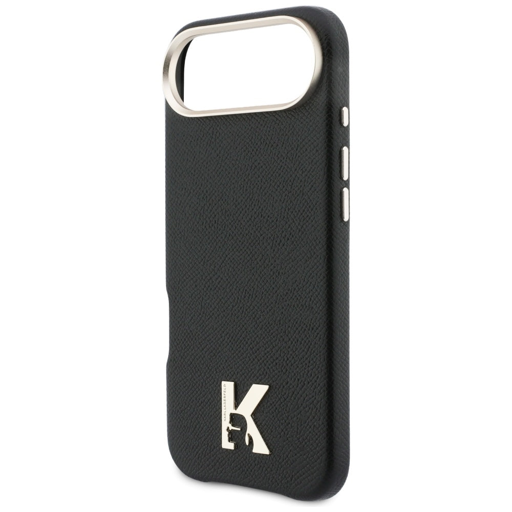 Puzdro pre Apple iPhone 17 Air, Karl Lagerfeld, Karl Head Logo, Čierne