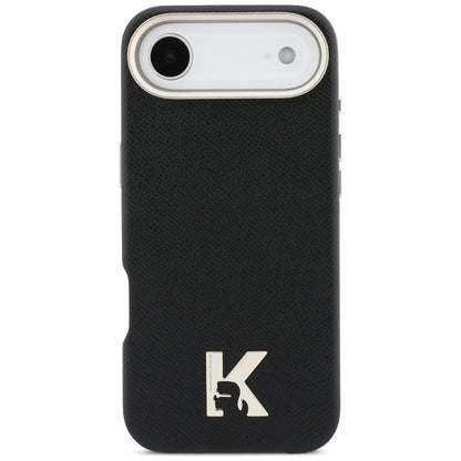 Puzdro pre Apple iPhone 17 Air, Karl Lagerfeld, Karl Head Logo, Čierne