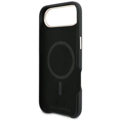Puzdro pre Apple iPhone 17 Air, Karl Lagerfeld, Karl Head Logo, Čierne