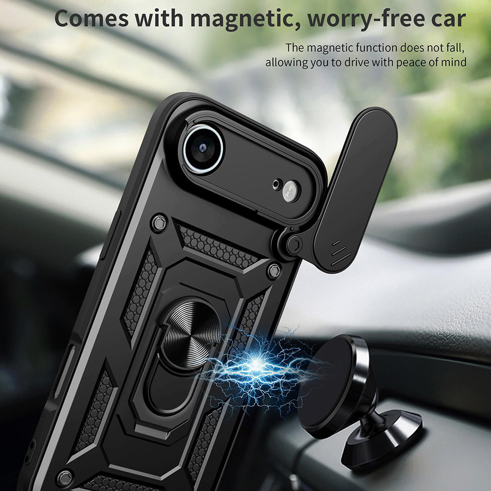 Puzdro pre Apple iPhone 17 Air, Techsuit, CamShield, Čierne