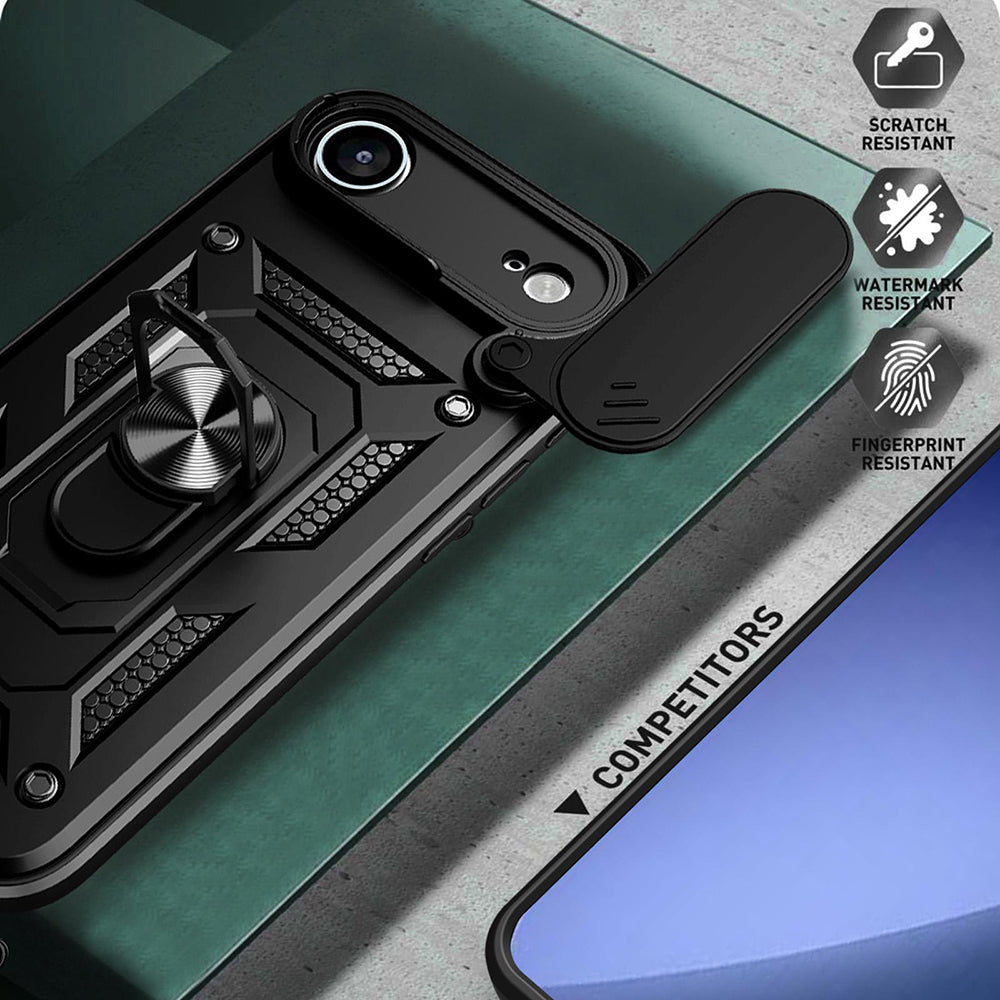 Puzdro pre Apple iPhone 17 Air, Techsuit, CamShield, Čierne