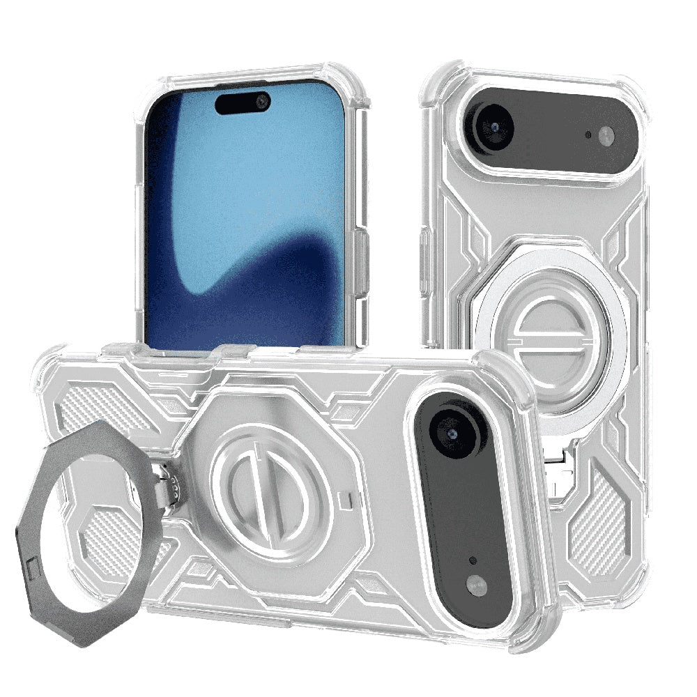 Puzdro pre Apple iPhone 17 Air, Techsuit, Carbon Shield Pro, Biela