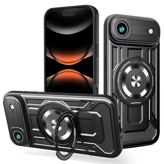 Puzdro pre Apple iPhone 17 Air, Techsuit, RuggedCam, Čierne