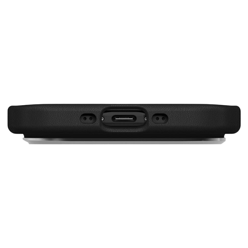 Puzdro pre Apple iPhone 17 Air, UNIQ, Lyden Leatherette, Čierne