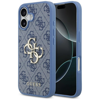 Puzdro pre Apple iPhone 17, Guess, 4G Big Logo, Modrá