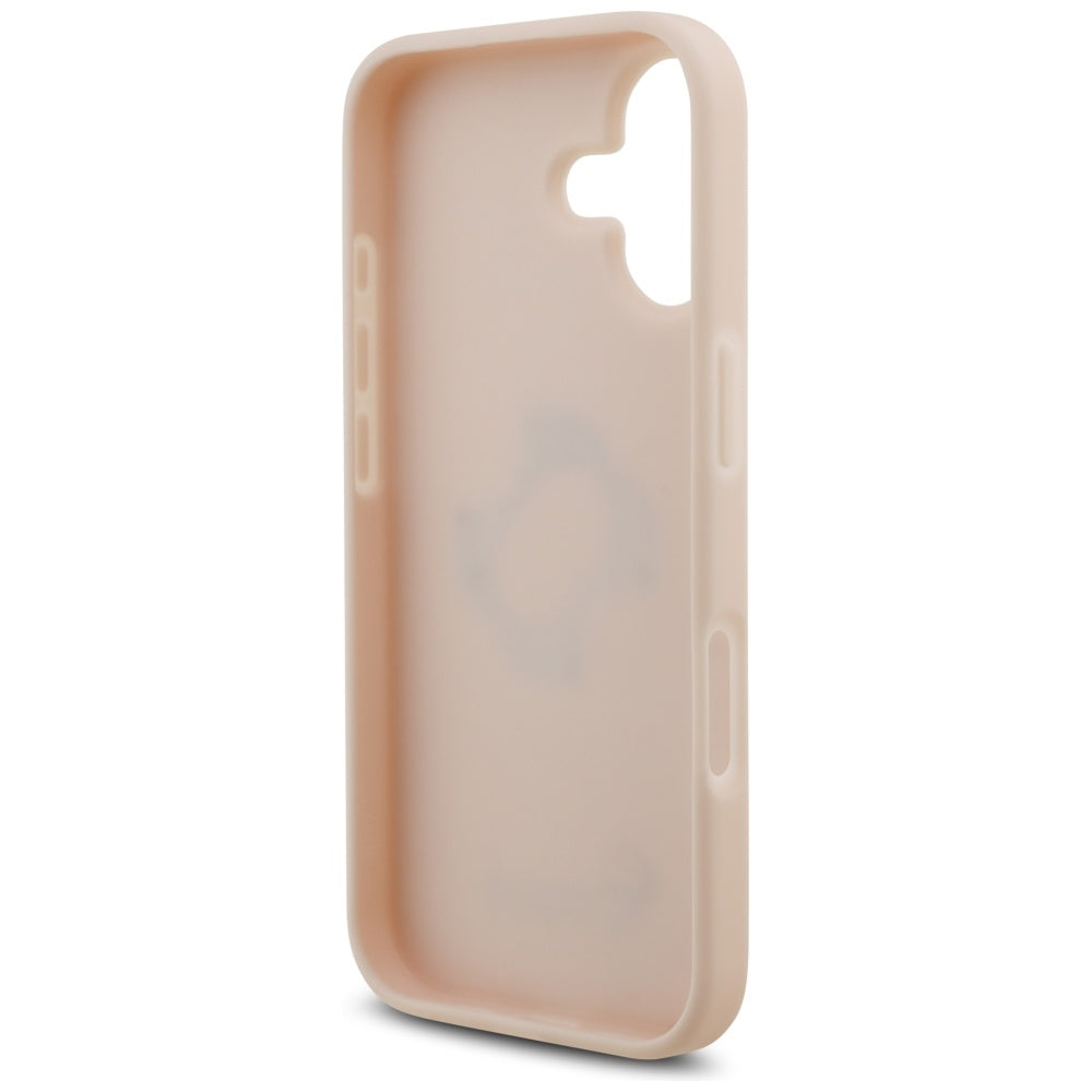 Puzdro pre Apple iPhone 17, Guess, 4G Grained Big and Classic Logo, Ružové