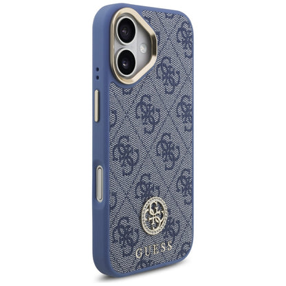Puzdro pre Apple iPhone 17, Guess, 4G Strass Logo, Modrá